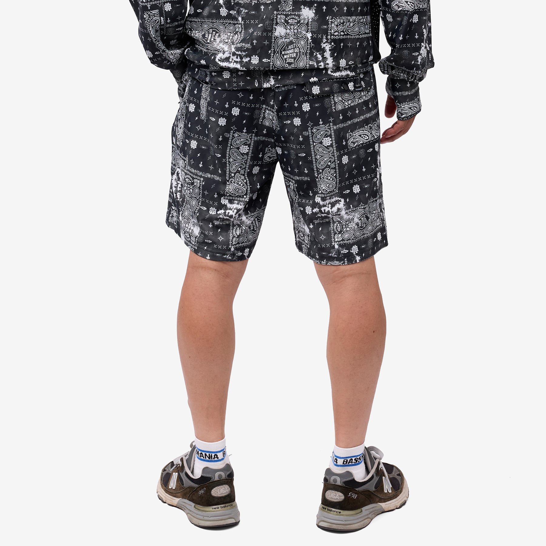 Original Pattern UV Rush Dry Shorts［BANDANA BLACK］［LIMITED