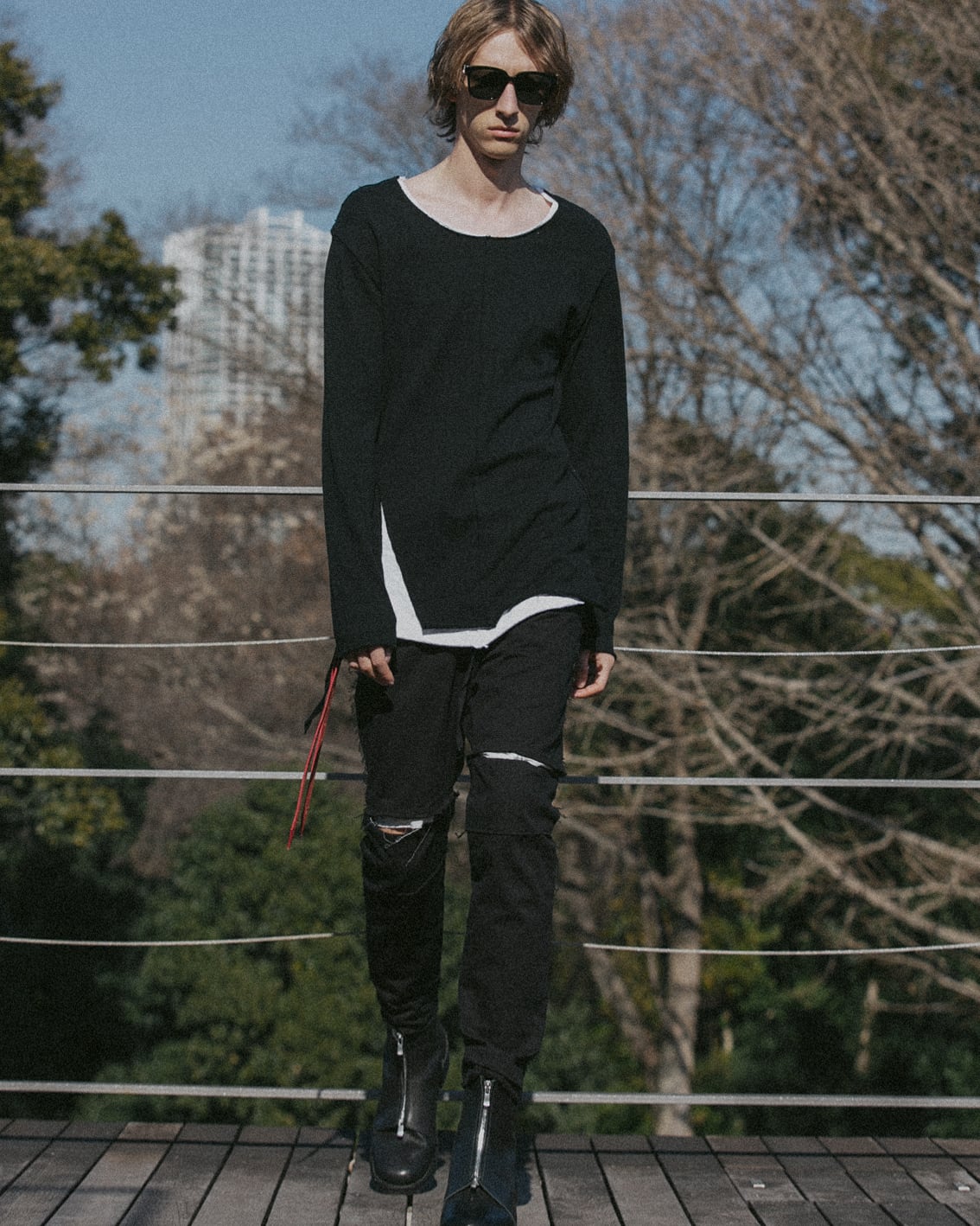 【タグ付き】inscrire 2023ss bolero sweat shirt S-MAC-B Man: Bowling shirt with utility logo | Diesel