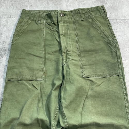 60s アメリカ軍 実物 OG-107 ベイカーパンツ 32/31 詳細写真3