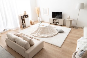 【円形:天板 68cm】Kos こたつテーブル