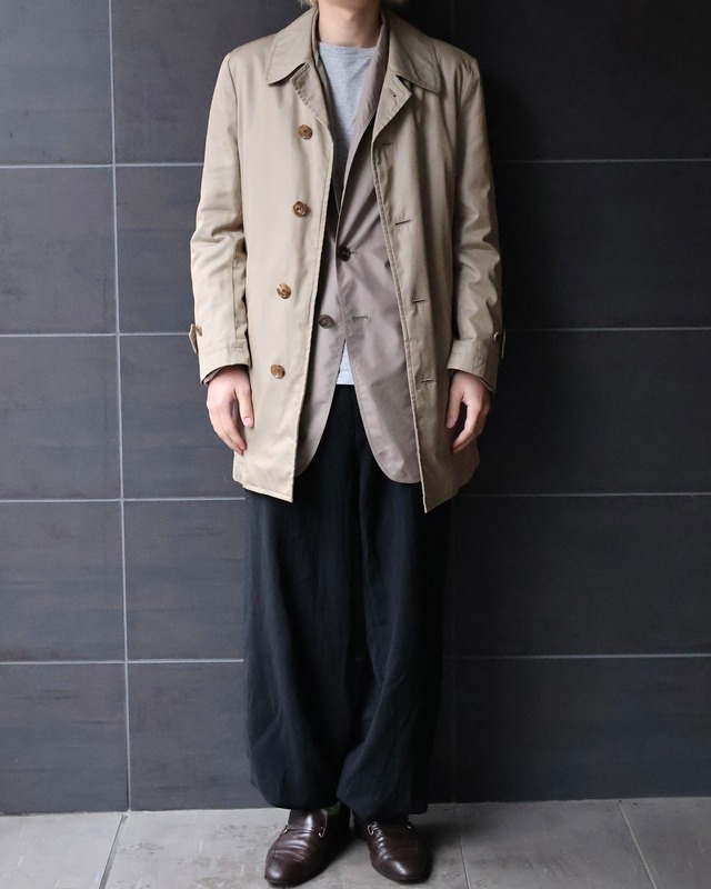 【AD2009 COMME des GARÇONS HOMME】middle length stand-collar coat