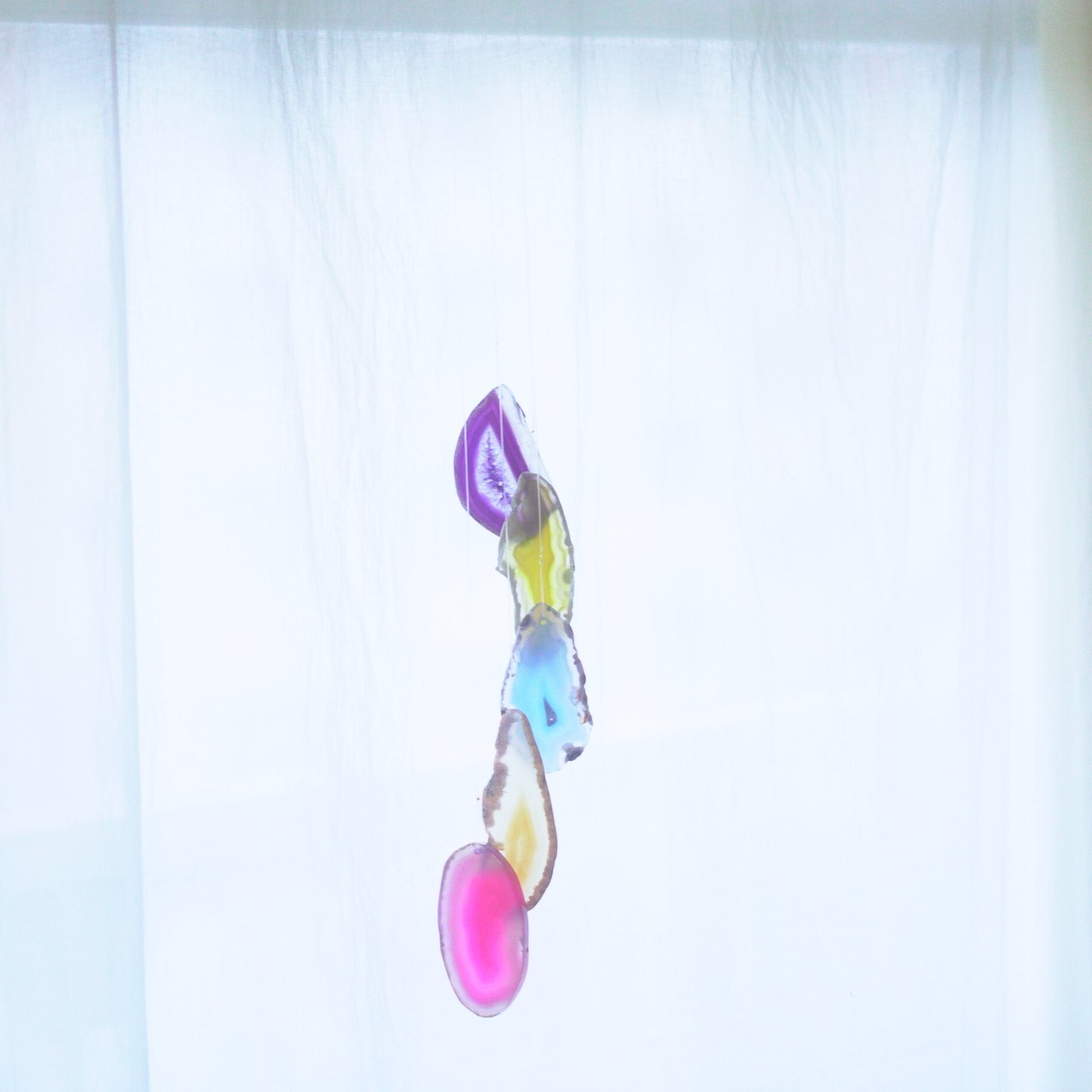 Sunset Sky 03 - アゲートヒーリングチャイム / Agate Sun Catcher Wind Chime 618