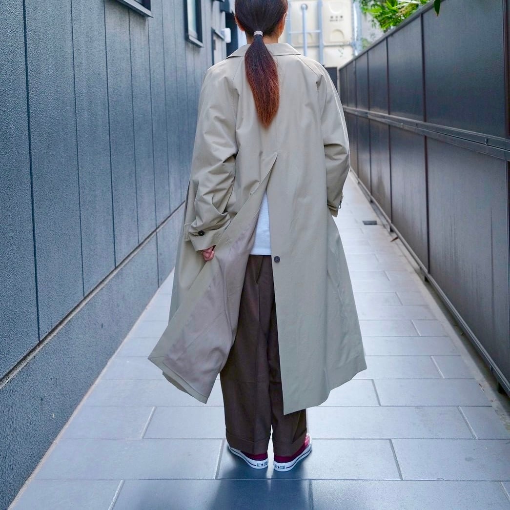 再入荷STUDIO NICHOLSON(スタジオニコルソン) HOLIN COATED COTTON