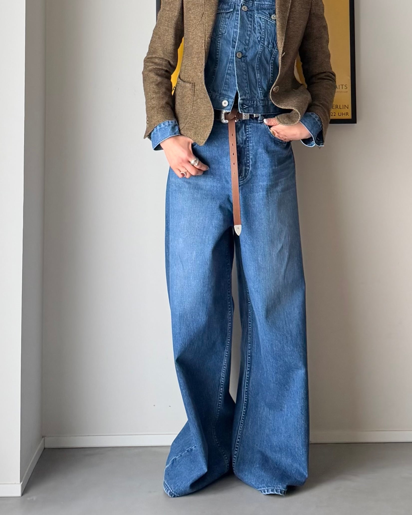THE WIDE/ザ ワイド‐WB26401-MID BLUE | woadblue ONLINE STORE