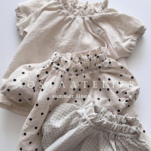 «sold out»«Aosta» リネンブラウス 3colors