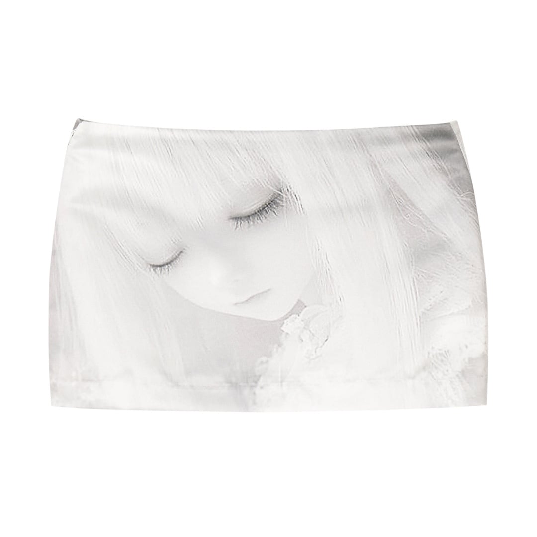【BONNAE】Printed mini skirt bonnae】Printed mini skirt | MINERAL