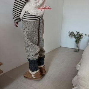 【night bebe】こんぺいとうパンツ90〜130cm ベージュ 241117