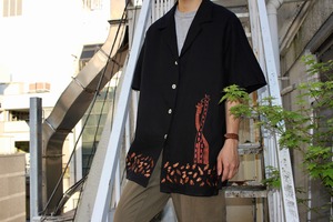 Giraffe pattern﻿ embroidery shirt﻿