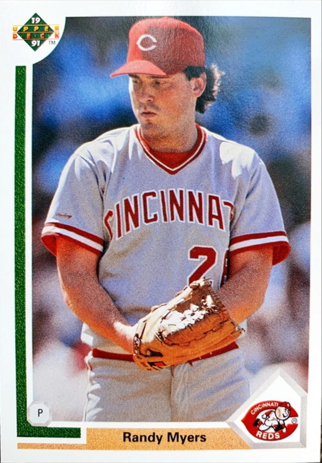 MLBカード 91UPPERDECK Randy Myers #371 REDS