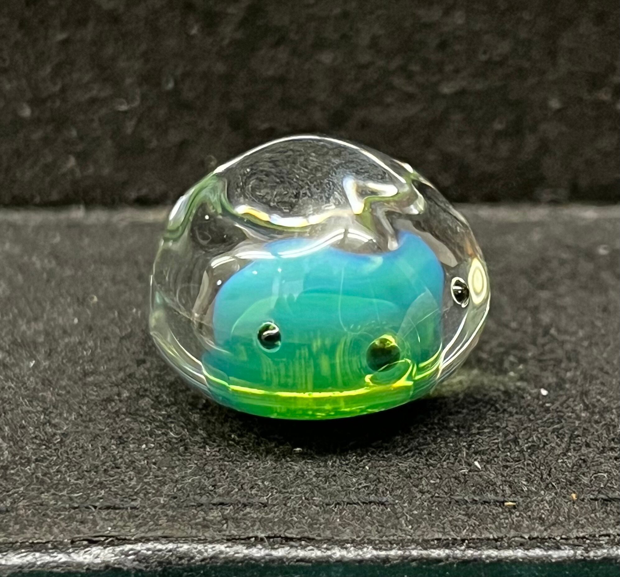 フェスキメ ごった煮 るかわ リングライト AI JINガラス】プリケツ スライム ブラックライトで発光 | AI JINガラス