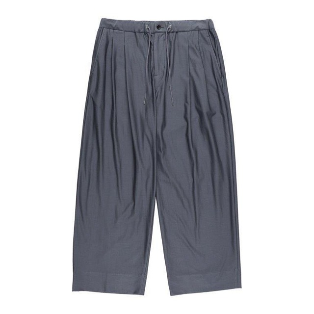 【LAST1】46G Silk Blend Easy Pants(GRY)