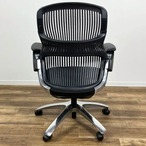 Knoll Office Generation Chair Black ノルオフィス ジェネレーションチェア ブラック フローリング用 ワークチェア オフィスチェア【中古】【250サイズ】
