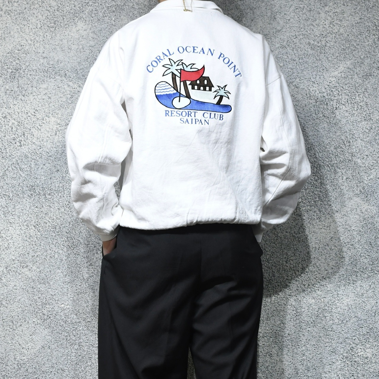 embroidery design saipan souvenir sweat