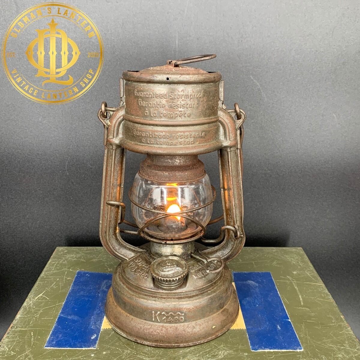 FEUERHAND フュアーハンド 176 STK DBP　　AUER社ホヤ FEUERHAND 176 STK DBP AUER 純正 glass | Oldman's lantern