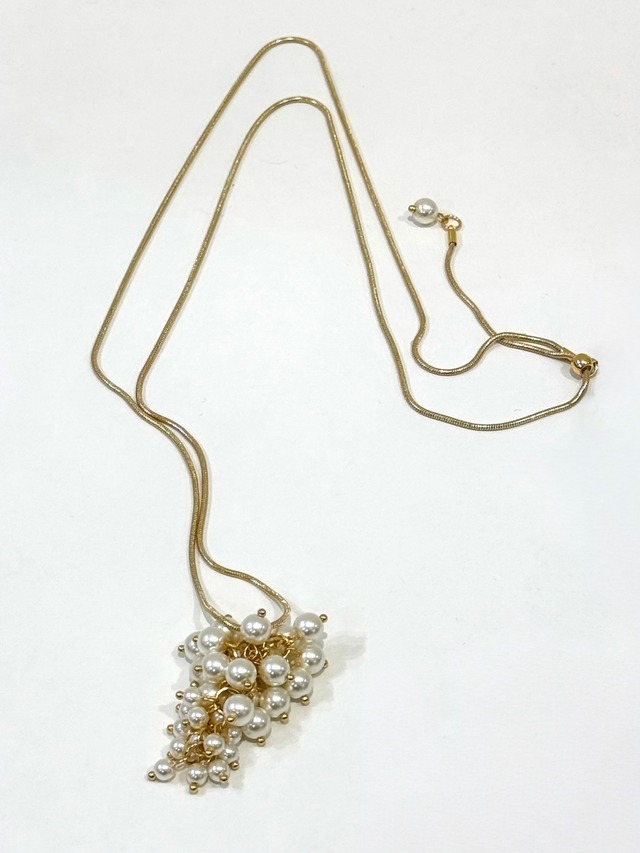 ぶどうパールネックレス