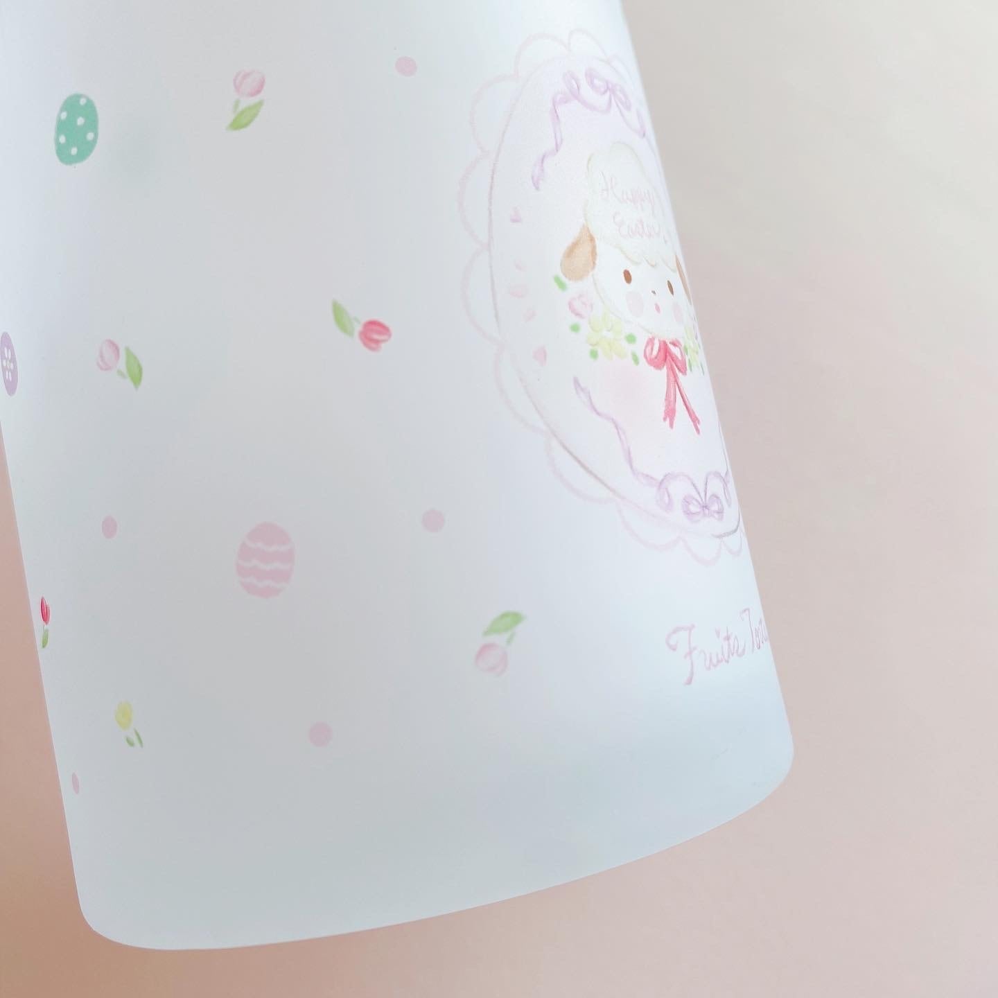 即出荷♡Easter Greetings glass mug ガラスマグカップ