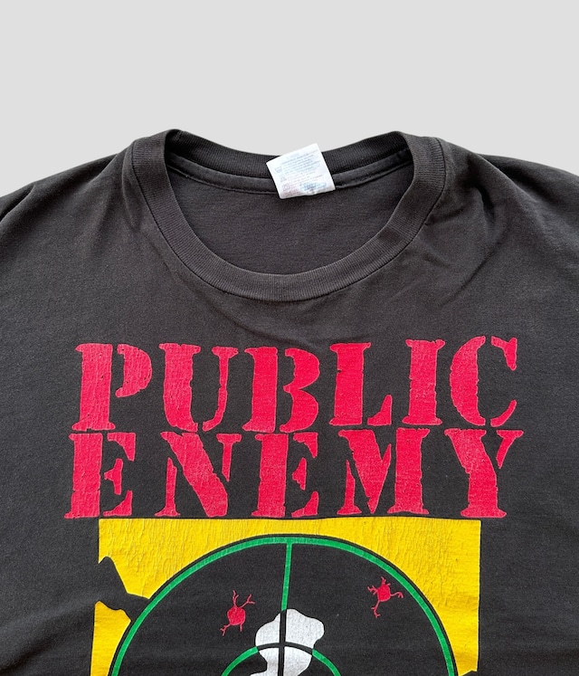 -PUBLIC ENEMY- Vintage 90s XL Print T-shirt