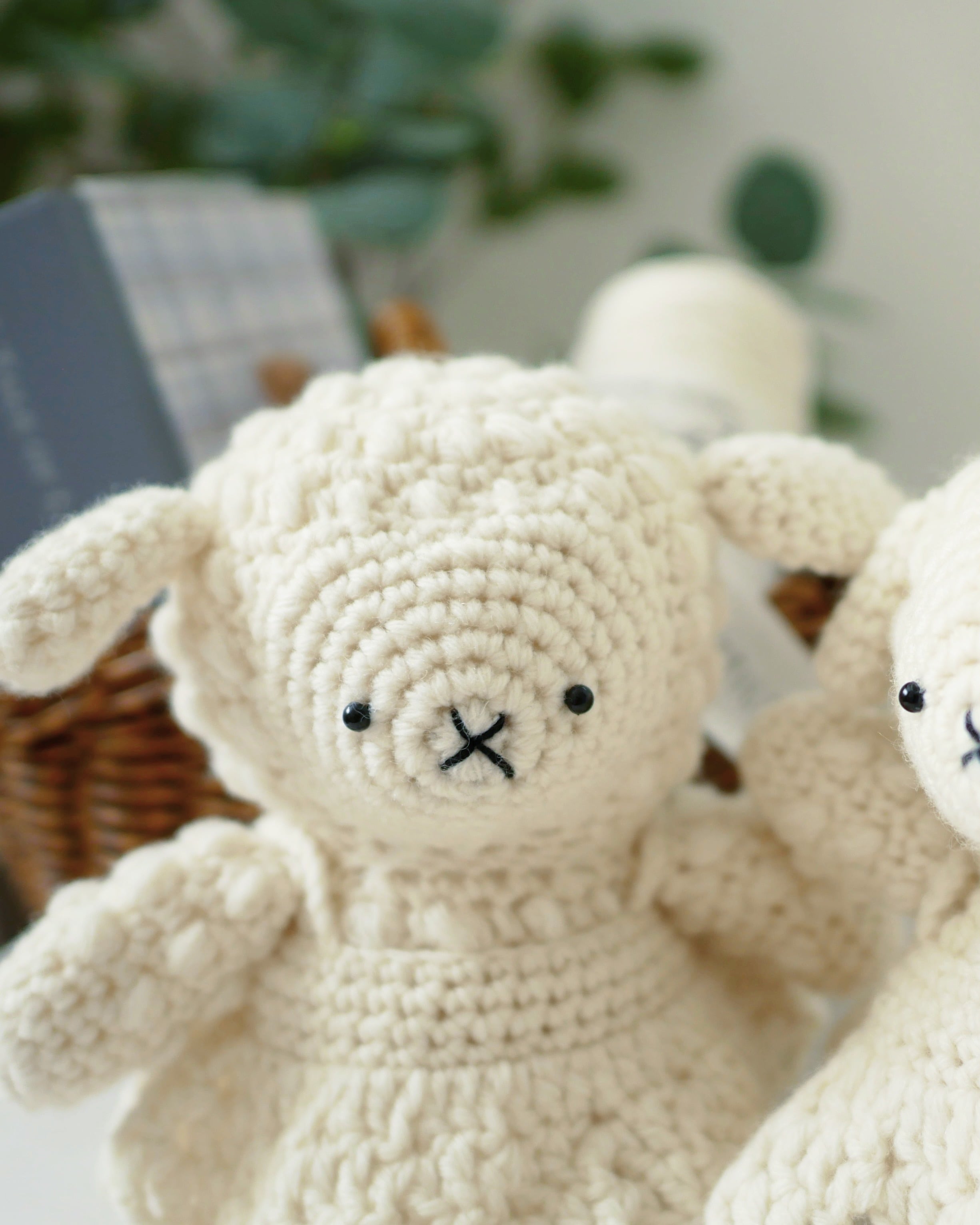 ひつじの「メレンゲ」のあみぐるみ｜macaroniさんコラボキット