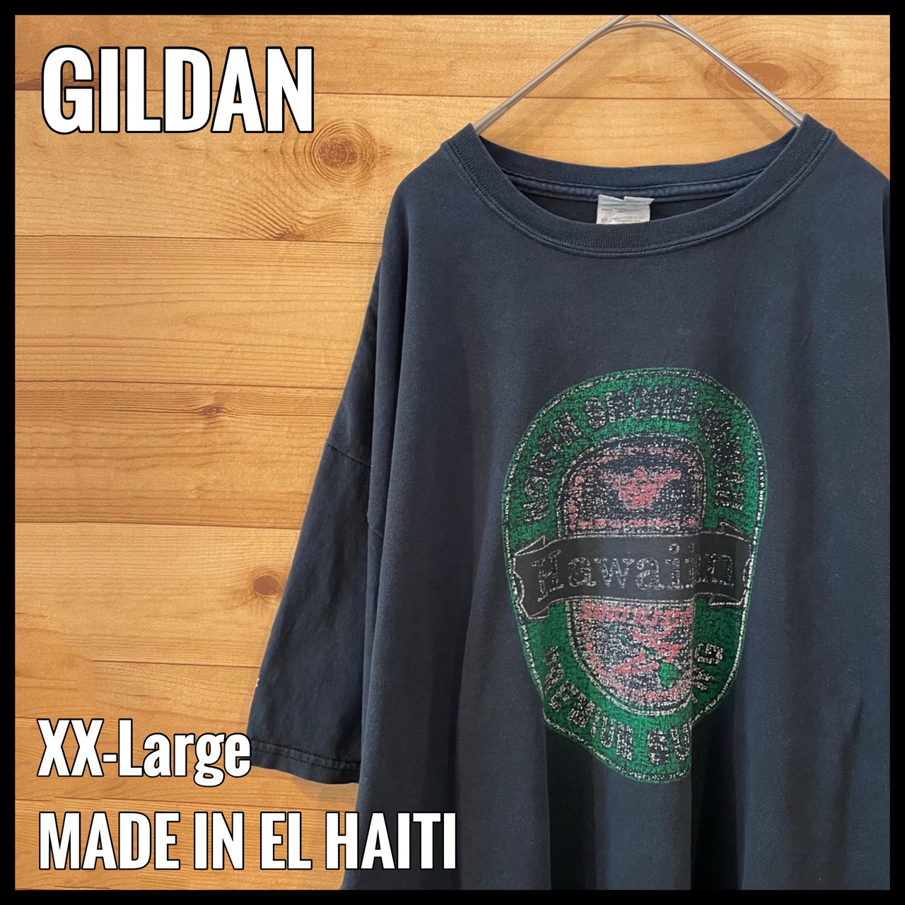 【GILDAN】ハワイ XXL ビッグサイズ プリント Tシャツ サーフィン us古着 アメリカ古着