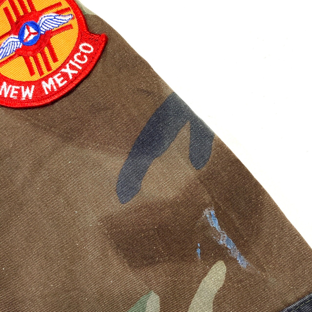 85年納品 米軍実品 U.S.ARMY ウッドランドカモ 迷彩 ワッペン付き 
