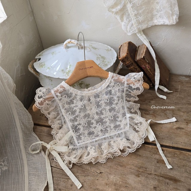 ⭐︎即納⭐︎[ choucream ] lace frill vest