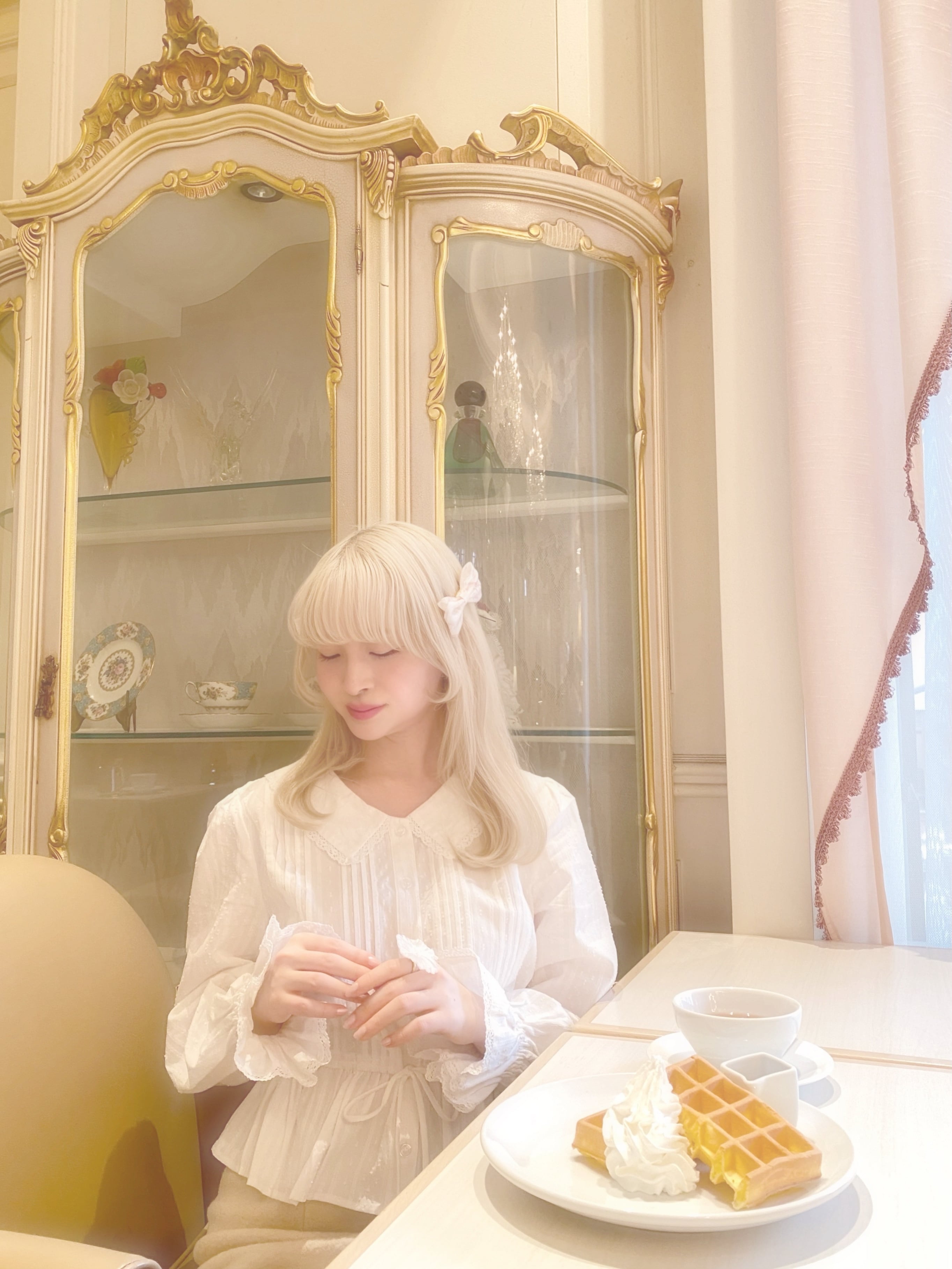 Toile de Jouy barrette