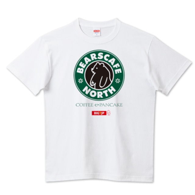 ＜7XLまでサイズアップ＞Bears Cafe North サークルロゴTシャツ01