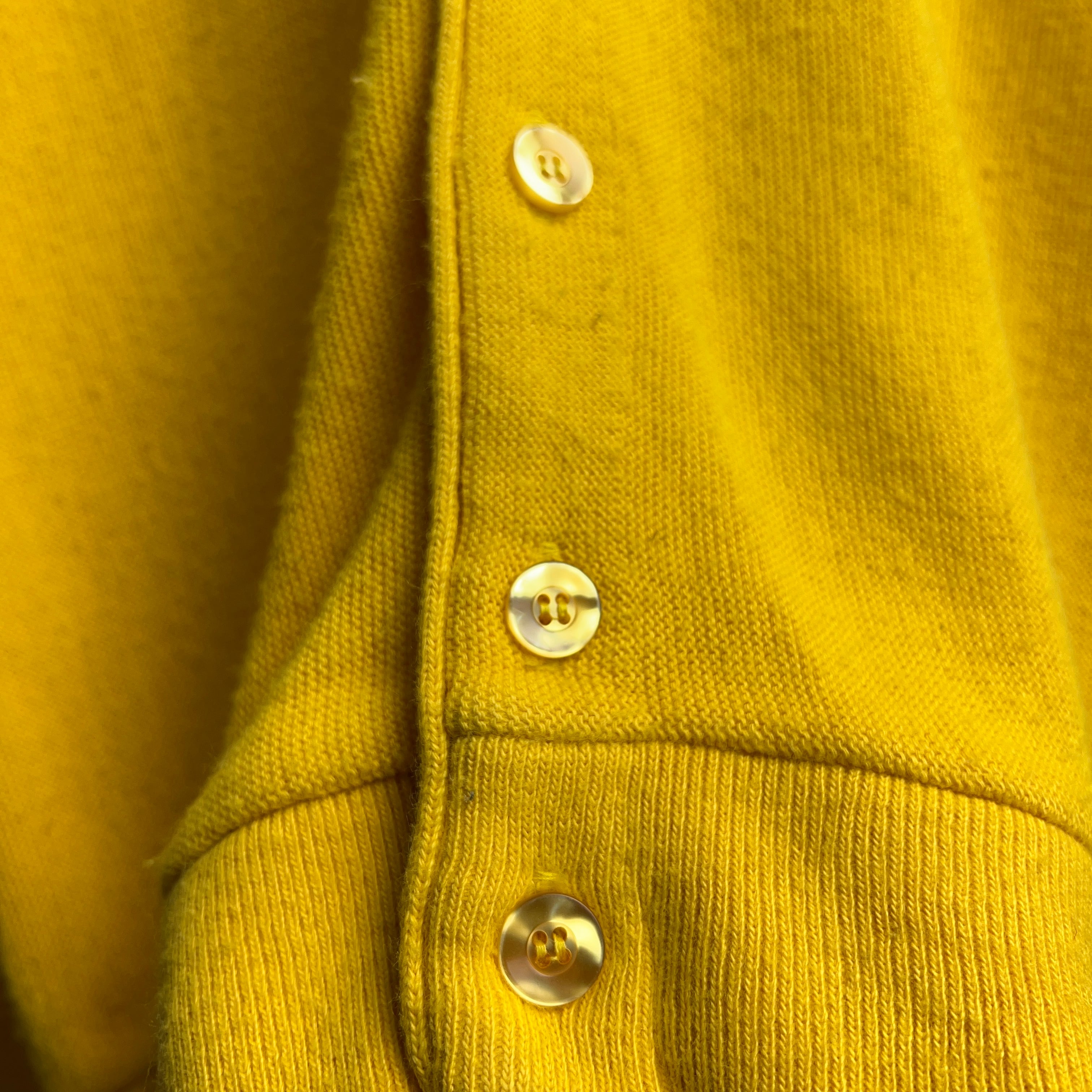 70's SEARS Knit Cardigan Yellow SIZE L 70年代 シアーズ 70's SEARS Knit Cardigan Yellow SIZE L 70年代 シアーズ