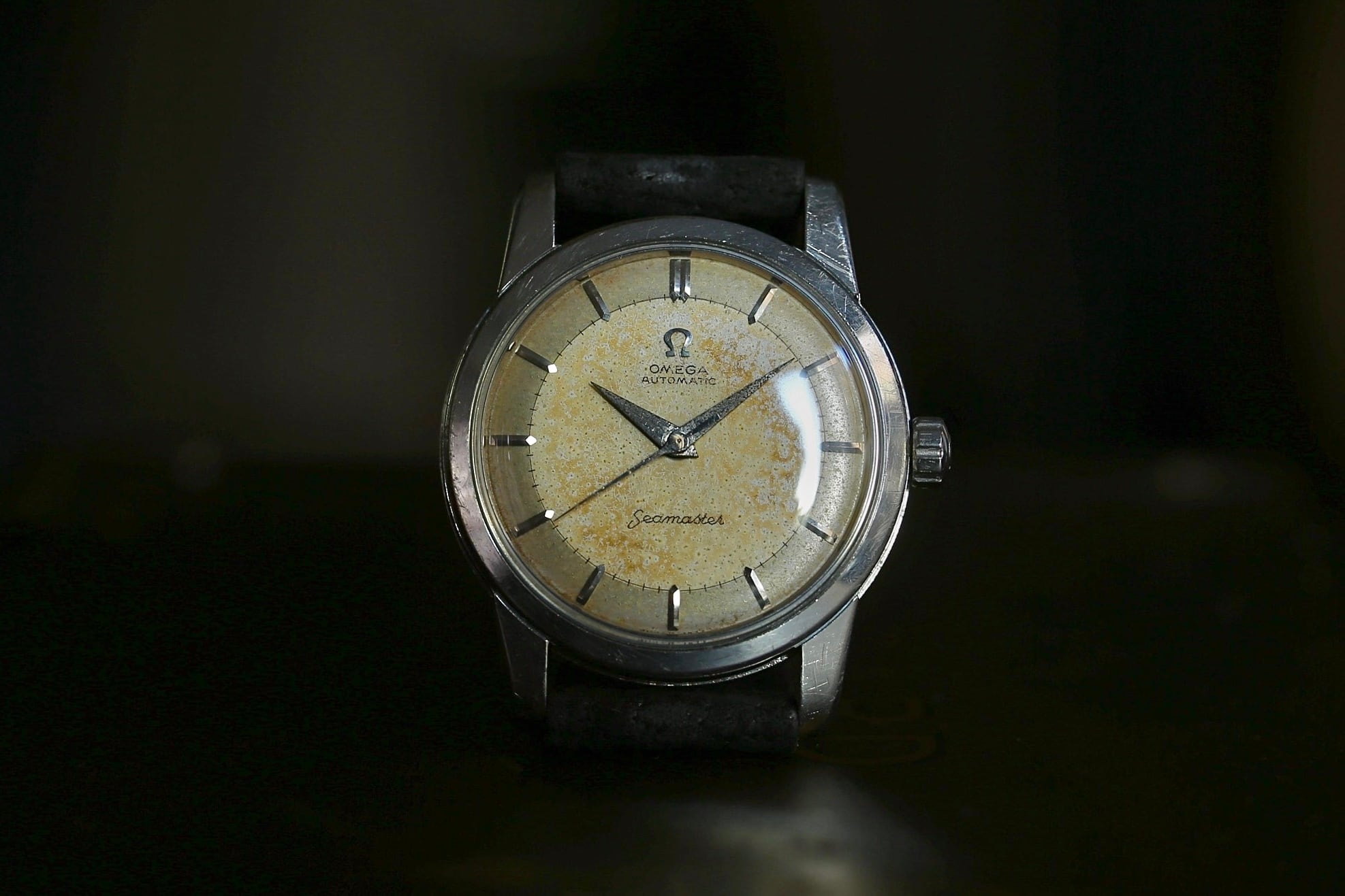 OMEGA】1956年製 オメガ 『シーマスター 第三世代』 砲弾インデックス