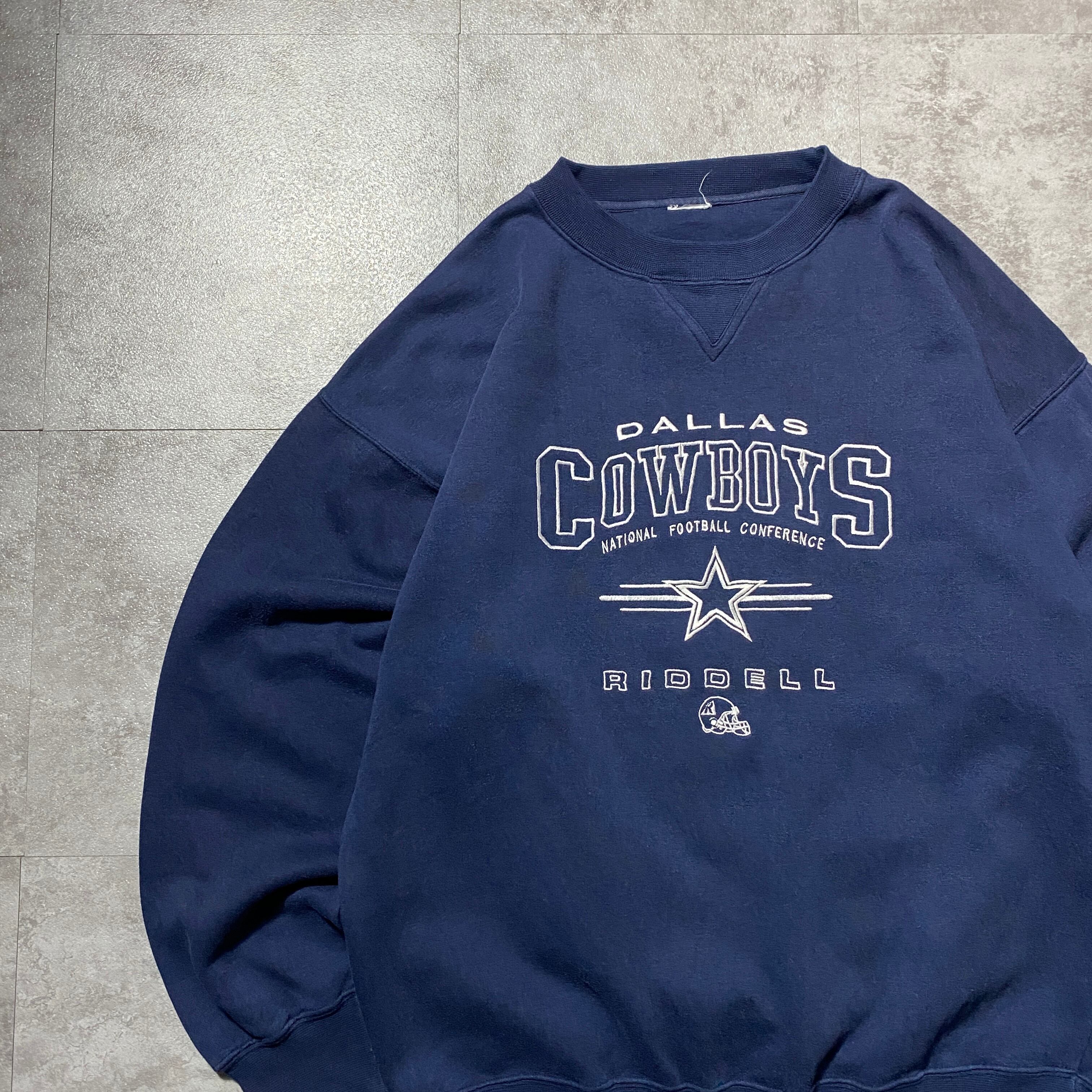 92年代アメリカ製デッドストック　NFLダラス·カーボイズスウェットシャツ　紺 92年代アメリカ製デッドストック NFLダラス·カーボイズスウェットシャツ 紺