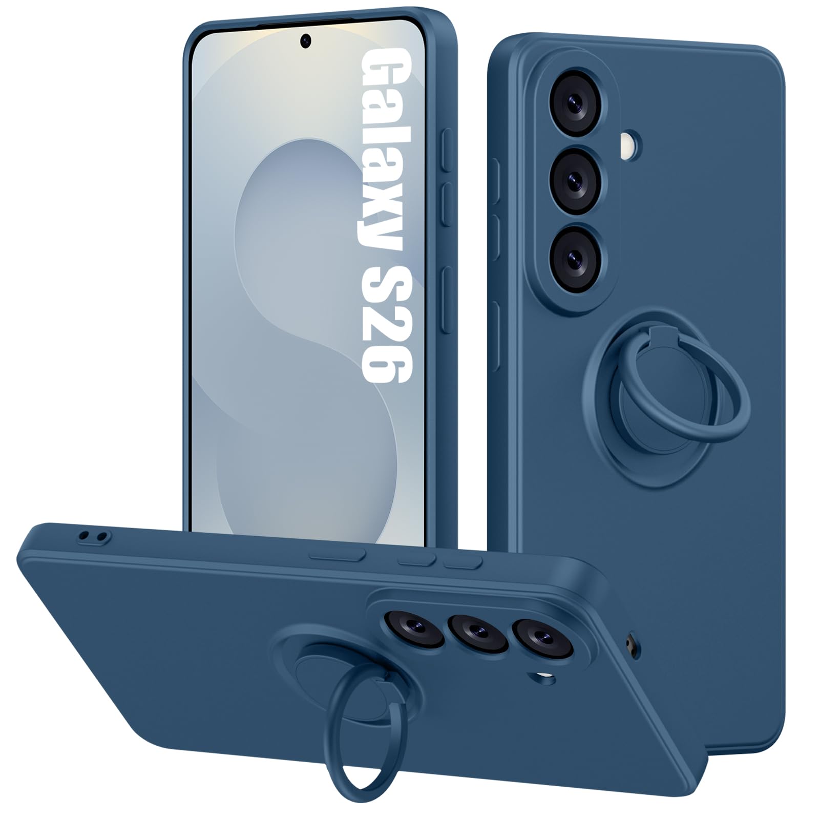 MHYQDSL Galaxy S26 5G 用のケース リング付き 耐衝撃 SC-51G SCG36 tpu ソフトシリコンケース