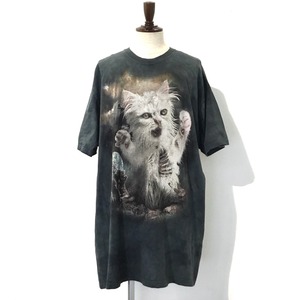 【Horror Cat】 Tie Dye T-Shirt  size 2XL