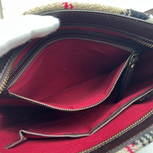 BURBERRY バーバリーウール ノバチェック  ショルダーバッグ ベージュ A-10540