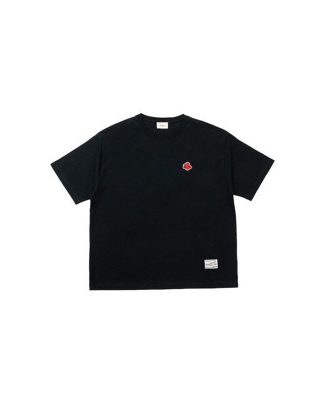 【#Re:room】FLOWER ICON WAPPEN T-SHIRTS［REC891］