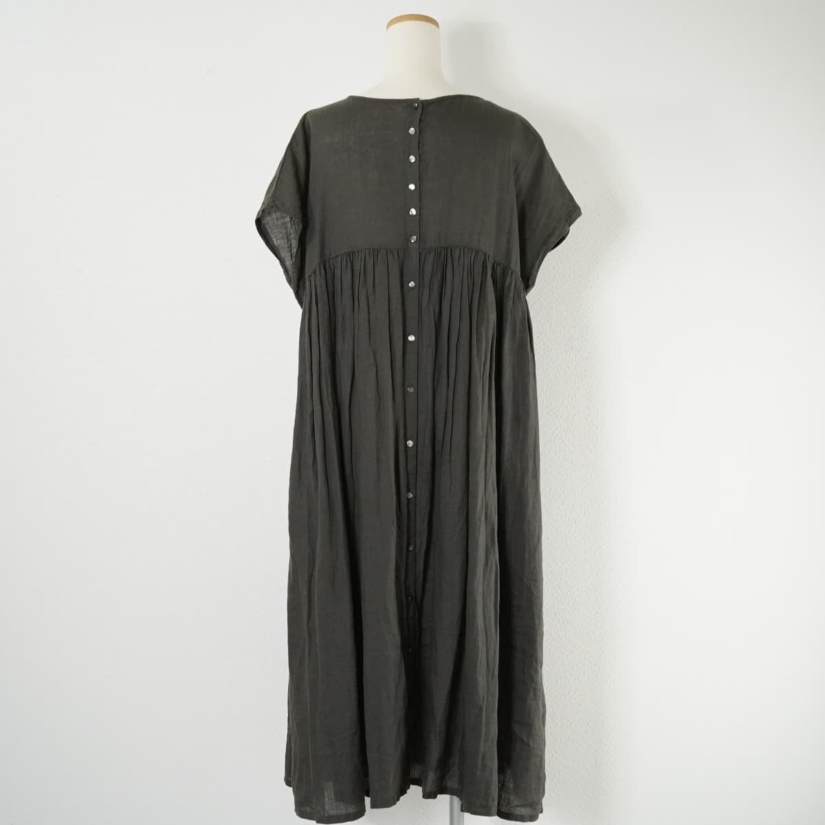 nest Robe ネストローブ リネン 2way ドレス ワンピース ギャザー  