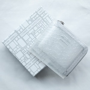 COMME des GARCONS SNAKE TRANSPARENT WALLET