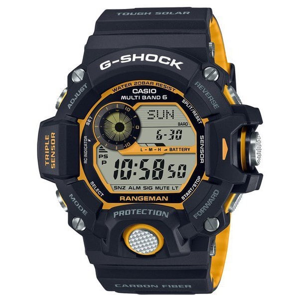 カシオ G-SHOCK GW-9400YJ-1JF MASTER OF G「レンジマン」 イエロー ...