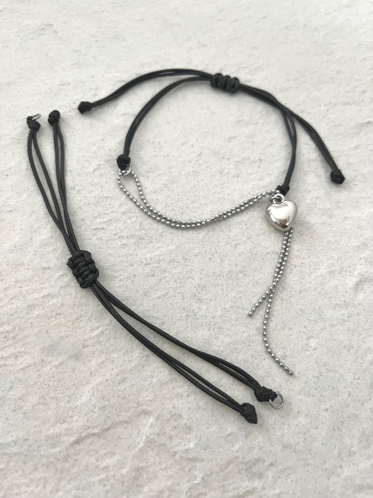 【2pcs】スライダーブレスレットコード/ポリエステル