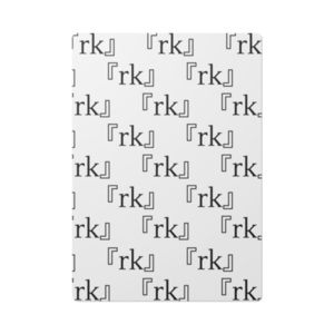 Life Create『rk』　下敷き　A4