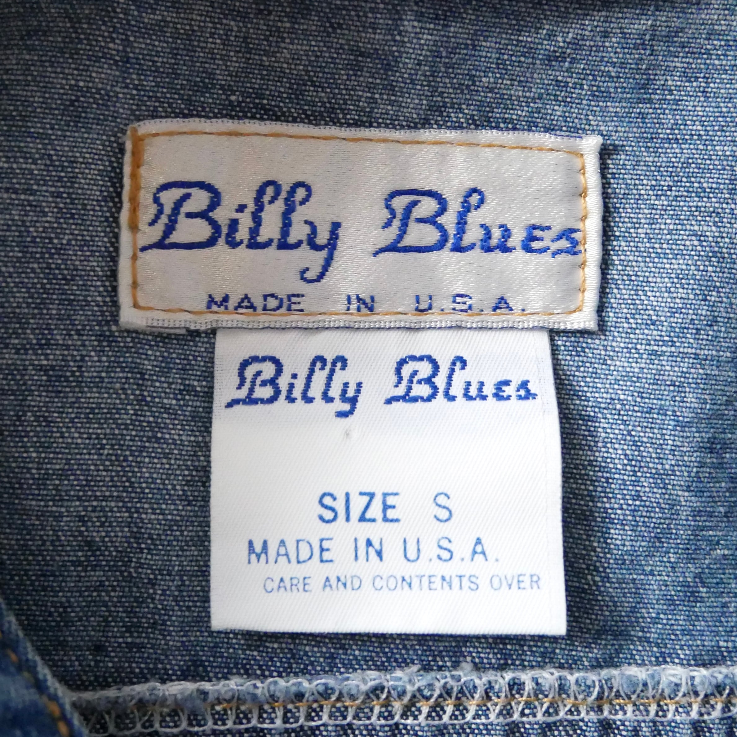 Made in USA 90s billy blues short denim jacket アメリカ製 90