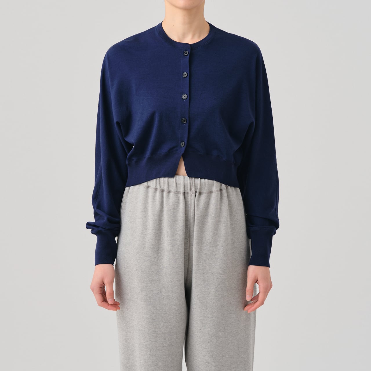 High Twist Summer Wool Balancircular® Crew Neck Cropped Knit