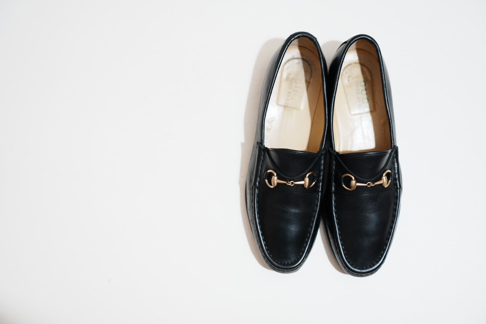 Old Gucci オールドグッチ ホースビットローファー 40 E Black | JUST
