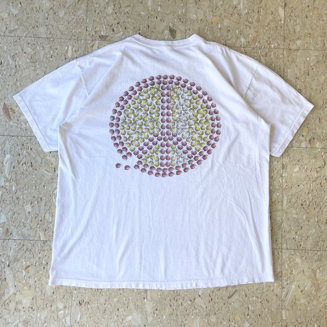 90s〜 【Human-i-Tees】 ヒューマニティーズ てんとう虫 ピースマーク