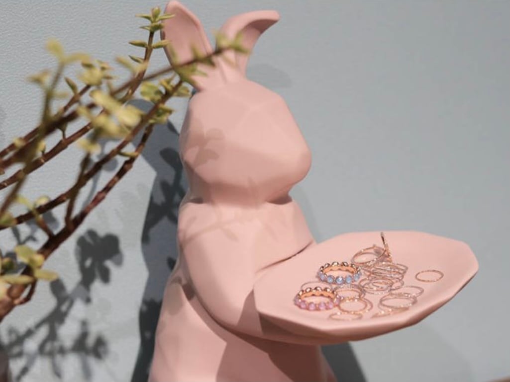 rabbit tray objet / ラビット トレー インテリア オブジェ