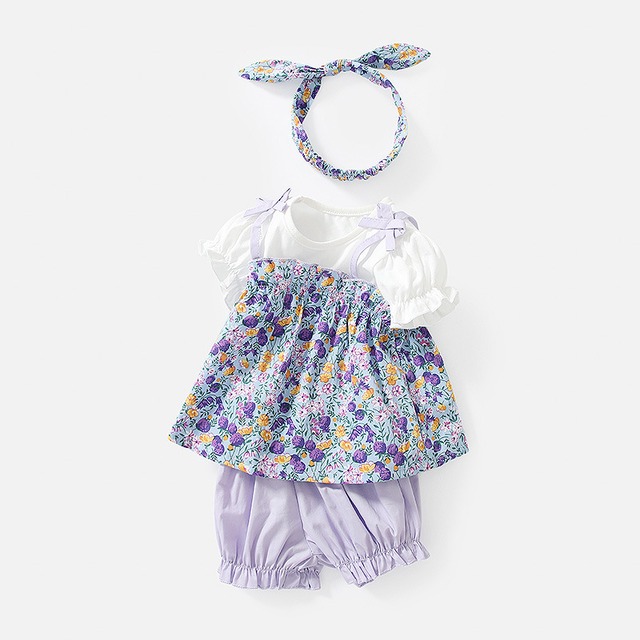 サマーガーデン半袖トップス&ショートパンツ