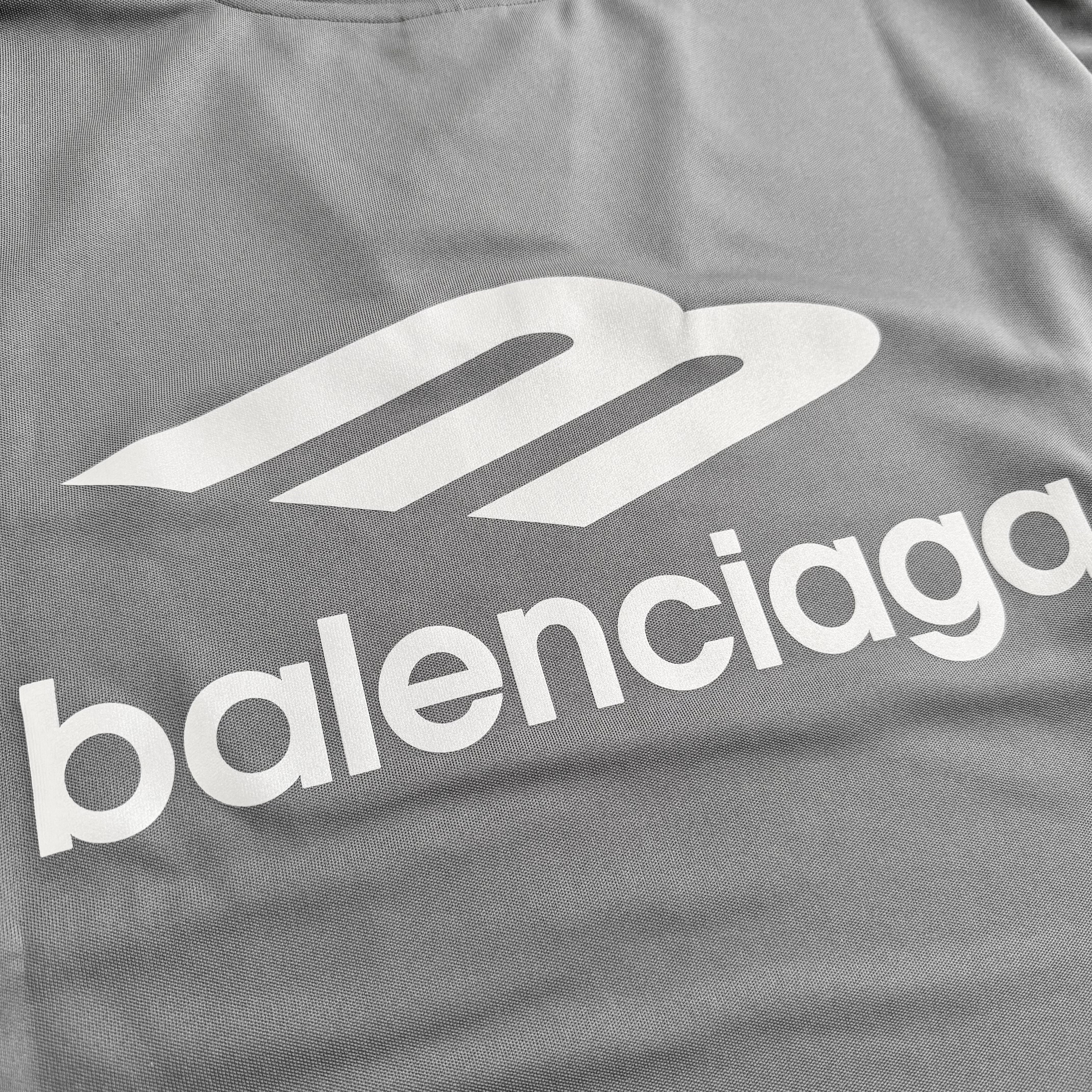 BALENCIAGA 3B Sports Icon Ski Long Sleeve T-Shirt Gray XS | BRAND