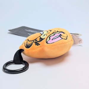 ♧【 Garfield ( ガーフィールド ) 】『 ガーフィールド&DONUTS 』Mini Plush KeyHolder / ミニぬいぐるみ キーホルダー / マスコット 〚アメリカン雑貨 アメトイ〛