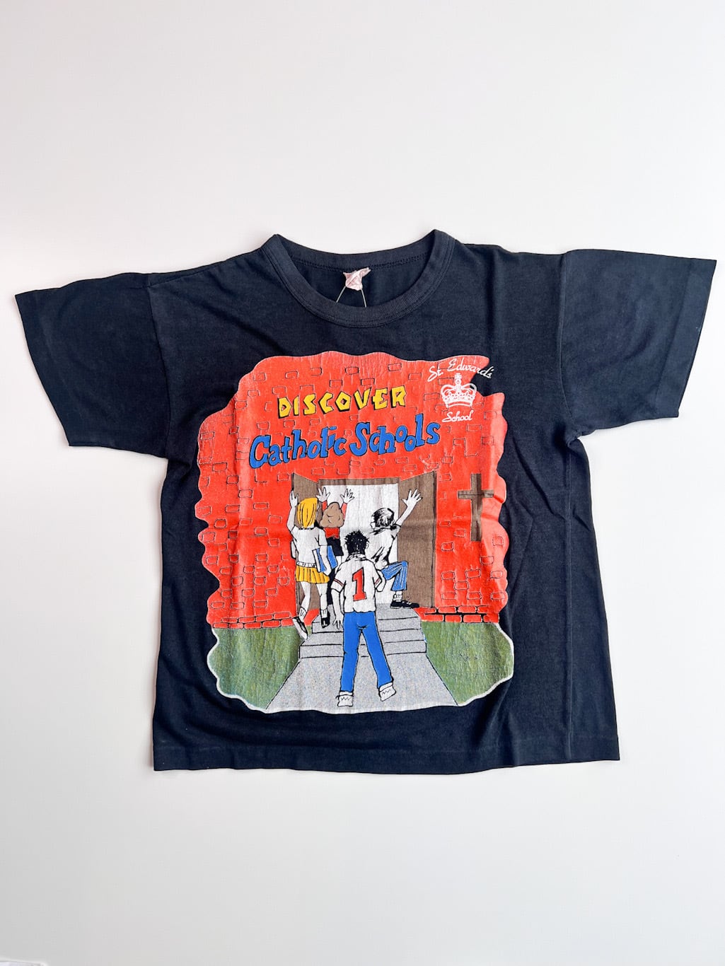 【140cm】VINTAGE 90's プリントTシャツ【10462】※