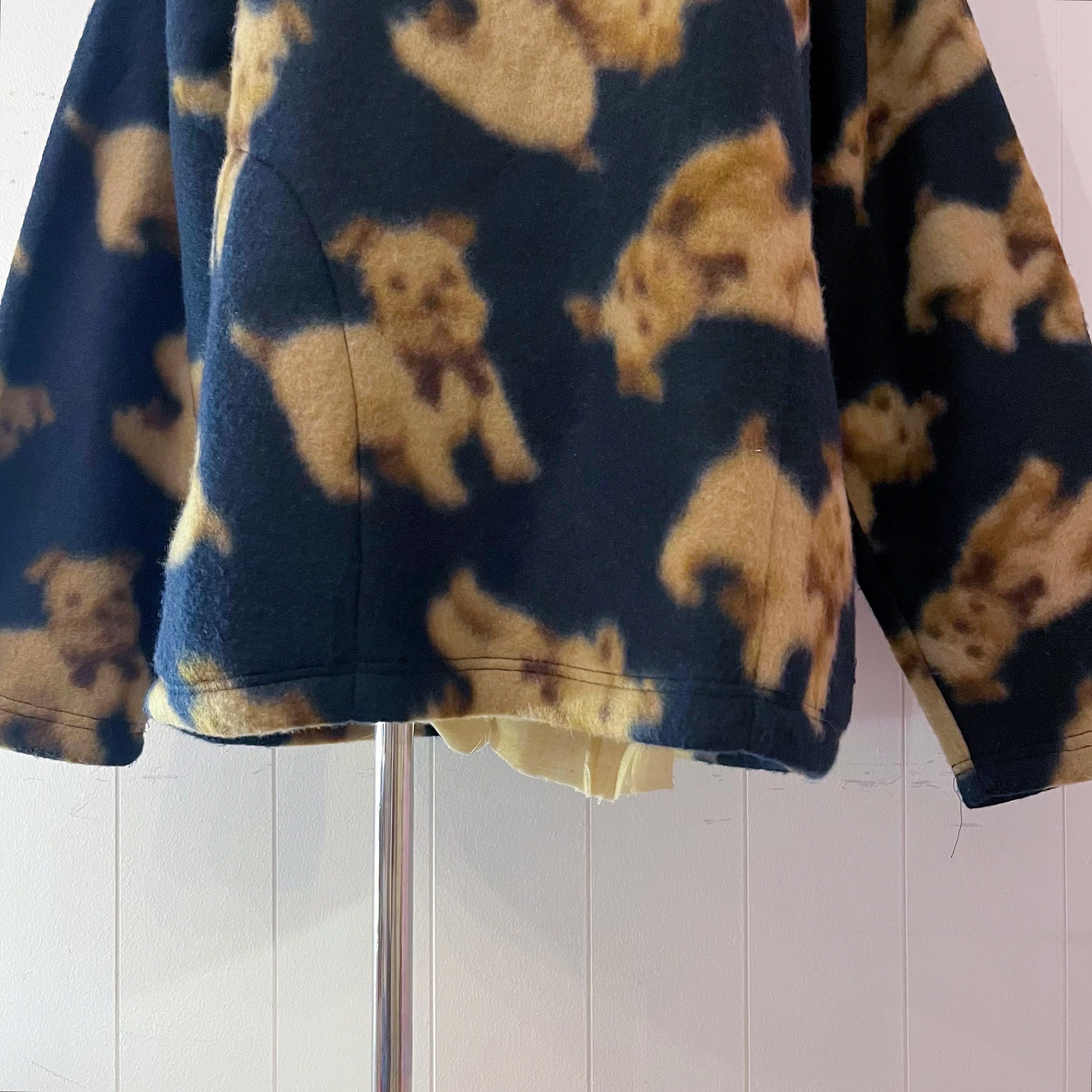 dog high neck fleece pullover