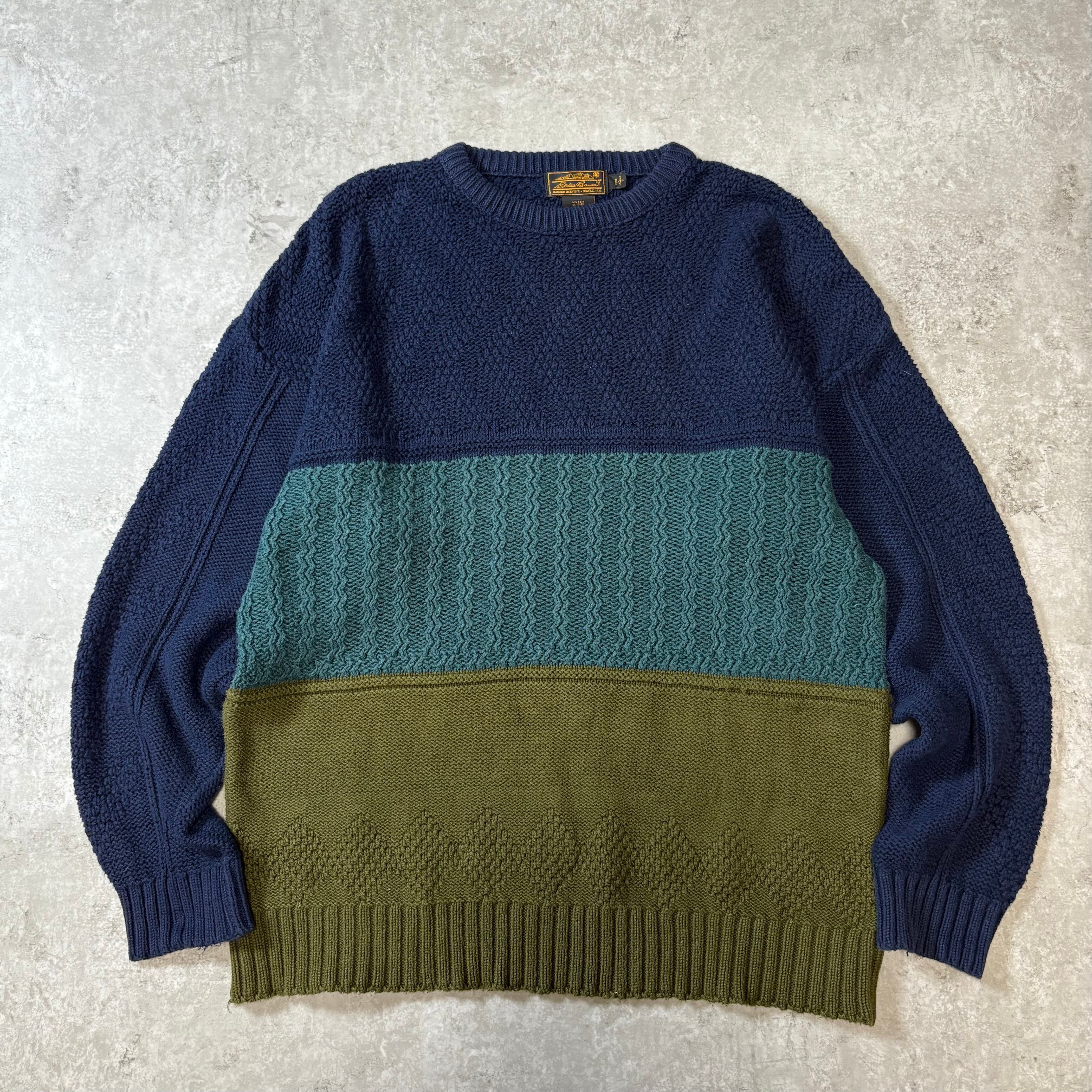1980s~1990s "Eddie Bauer" Mulchcolor Knit